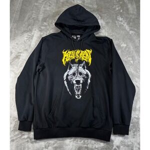 Kill Crew Hoodie Mens Large Black Excellent Porrada Series Vol 1 Wolf Graphic